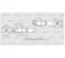 BIC 80RBL-400/435-(11)E (84032151) Газовая горелка Kromschroder