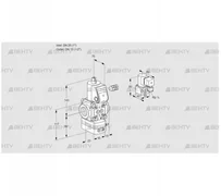 VAD125/15R/NW-100B (88007760) Газовый клапан с регулятором давления Kromschroder