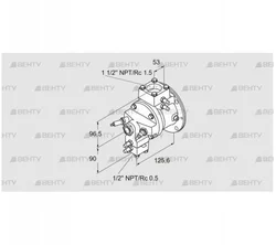 TJ28.0015-A2AMSCPA4C9FSB2 (85401317) Газовая горелка Kromschroder