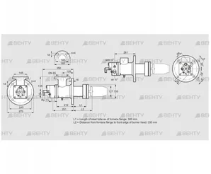 BIC 125HML-300/335-(19)E (84034043) Газовая горелка Kromschroder