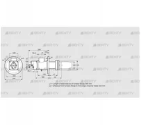 BIC 100RB-800/835-(109)E (84033299) Газовая горелка Kromschroder