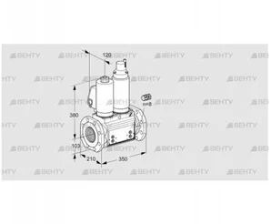 VCS8100F05NLQGL3B/PPPP/PPPP (88207183) Сдвоенный газовый клапан Kromschroder