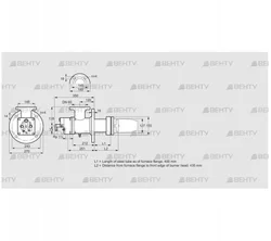 BIC 125HM-400/435-(16)E (84034052) Газовая горелка Kromschroder