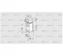 DG 40VC5-6WG (84448832) Датчик-реле давления газа Kromschroder