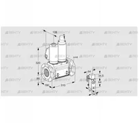 VCS7T80A05NLQSLB/PPPP/2-3- (88207540) Сдвоенный газовый клапан Kromschroder