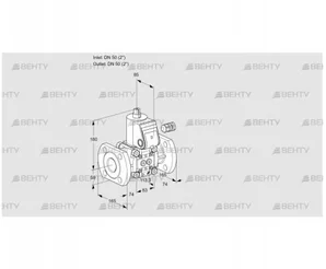 VAS350F/NK (88004892) Газовый клапан Kromschroder