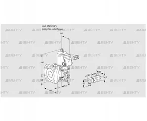 VAS350/-F/NW (88015374) Газовый клапан Kromschroder