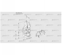 VAD1T20N/NQSR-100A (88007603) Газовый клапан с регулятором давления Kromschroder