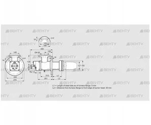 BIC 125RB-0/35-(15)E (84034014) Газовая горелка Kromschroder