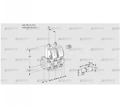 VCS1E15R/15R05NNWR/PP-4/PPPP (88105920) Сдвоенный газовый клапан Kromschroder