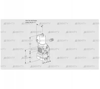 VAD1-/25R/NYGL-25A (88027492) Газовый клапан с регулятором давления Kromschroder