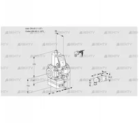 VAD2E40R/40R05D-50VKR/-3/3- (88107818) Газовый клапан с регулятором давления Kromschroder