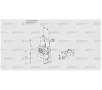 VAD1-/25R/NQ-100A (88033300) Газовый клапан с регулятором давления Kromschroder