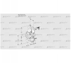 VAG120R/NWAE (88000207) Газовый клапан с регулятором соотношения Kromschroder