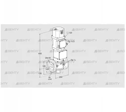 VK 65F10W5XA43D (85311054) Газовый клапан с приводом Kromschroder