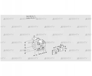 VFC125/25R05-20PP1- (88303670) Регулирующий клапан Kromschroder