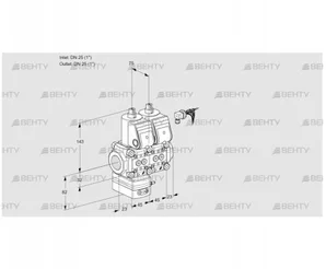 VCD1E25R/25R05D-25NWR/PPPP/PPPP (88105299) Регулятор давления Kromschroder