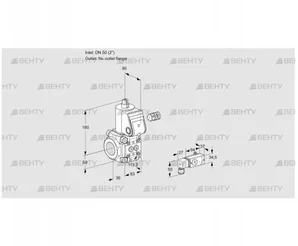 VAS350/-R/NW (88013972) Газовый клапан Kromschroder