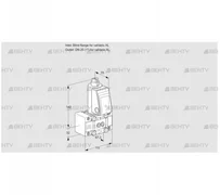 VAS1W0/W25R/NW (88026944) Газовый клапан Kromschroder