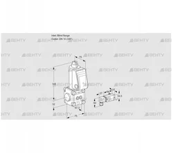 VAS1-0/10R/NW (88020662) Газовый клапан Kromschroder