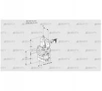 VAD115R/NW-50B (88015335) Газовый клапан с регулятором давления Kromschroder
