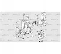 VCS8100F05NLWRE/PPZ-/P3PP (88204438) Сдвоенный газовый клапан Kromschroder