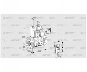 VCS780F05NNWRE/PPPP/3-PP (88207037) Сдвоенный газовый клапан Kromschroder