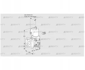 VAS350/-F/NWGL (88024661) Газовый клапан Kromschroder