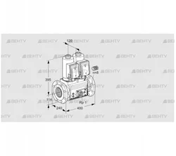 VCS9125F05NNASR3E/PPEP/PPEP (88204341) Сдвоенный газовый клапан Kromschroder