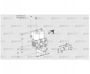 VCD1E25R/25R05FND-25WL/PPPP/2-PP (88106975) Регулятор давления Kromschroder