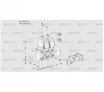 VCS3E50F/50F05NNWSR3/4--3/MMMM (88103173) Сдвоенный газовый клапан Kromschroder