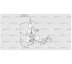 VAS350F/LKGR (88029635) Газовый клапан Kromschroder