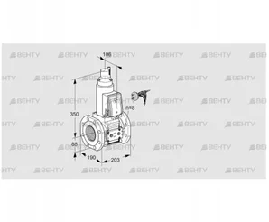 VAS780F05LWE/PP/PP (88204347) Газовый клапан Kromschroder