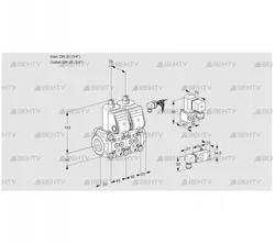 VCS1E20R/20R05NNWR/PP-1/PPBY (88101907) Сдвоенный газовый клапан Kromschroder