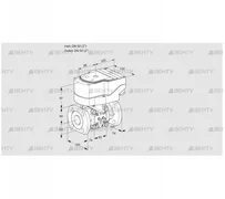 IFC350/50F05-32MMMM/20-30W3E (88303160) Регулирующий клапан с сервоприводом Kromschroder