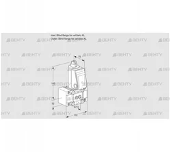 VAS1W0/NW (88025790) Газовый клапан Kromschroder