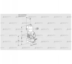 VAG3-/50R/NYGLAK (88027578) Газовый клапан с регулятором соотношения Kromschroder