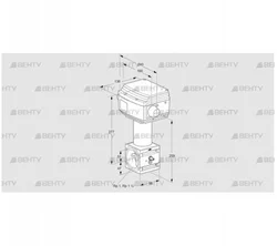 RV 2/DML10Q60S1 (86060547) Регулирующий клапан Kromschroder