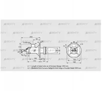 BICA 65RG-200/235-(39)D (84022034) Газовая горелка Kromschroder