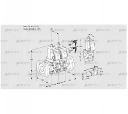 VCS2E40F/40F05NNWSR8/PP3-/PPZS (88103216) Сдвоенный газовый клапан Kromschroder