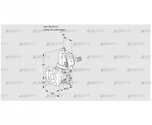 VAS350/-F/NKGR (88028618) Газовый клапан Kromschroder