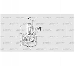 VAS665F05NWSRE/PP/PP (88205208) Газовый клапан Kromschroder