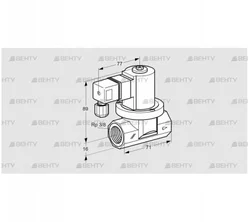 VGP 10R02W6 (85293104) Запорный газовый клапан Kromschroder