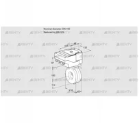 IBA150/125Z05/40A2AR10 (88302719) Дроссельная заслонка Kromschroder