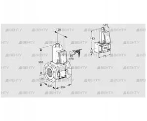 VAS9125F05NAE/B-/PP (88205212) Газовый клапан Kromschroder