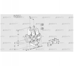 VCD1E25R/25R05ND-25VWR3/2--3/PPPP (88100981) Регулятор давления Kromschroder