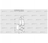 VAS1TW0/W25N/NQGL (88034301) Газовый клапан Kromschroder