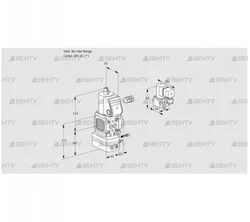 VAG1-/25R/NWAE (88023899) Газовый клапан с регулятором соотношения Kromschroder