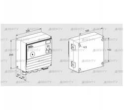 BCU460-3/1LW8GBB1/1 (88610928) Блок управления горением Kromschroder