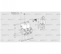 VCS2E40R/40R05NNWL/PPZS/PPPP (88102837) Сдвоенный газовый клапан Kromschroder